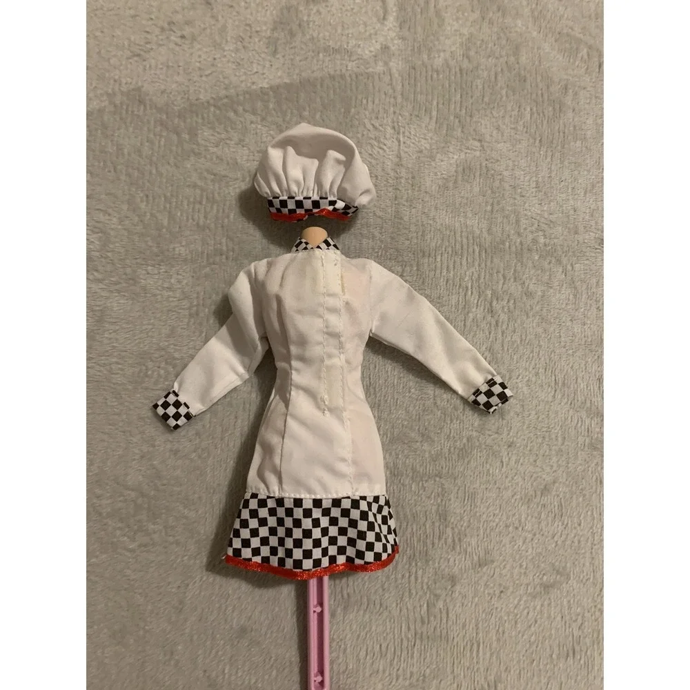 Mattel Barbie Clothes 1998 Cool Career CHEF Outfit & Hat Fashion Doll 68617